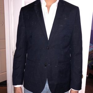 Navy Texture Blazer